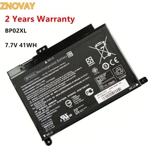 Notebook Battery BP02XL for HP Pavilion PC 15 15-AU 849909-850 (F9-21) 849569-421 HSTNN-LB7H BP02041XL 7.7V 41WH Laptop Battery