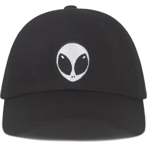 2021 New Fashion Aliens Snapback Cap Outstar Saucer Space E.T UFO Fans Black Baseball Cap Hip Hop Hat Dad Hat for Men Women