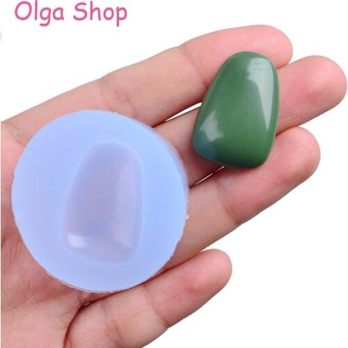 BYL243 Cabochon Silicone Mold Jewelry Earring Key Ring Necklace Polymer Clay Chocolate Candy Fondant Cake Decorating Tools Mold