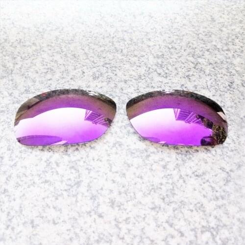 E.O.S Polarized Enhanced Replacement Lenses for Oakley Ten Sunglasses - Violet Purple Polarized Mirror