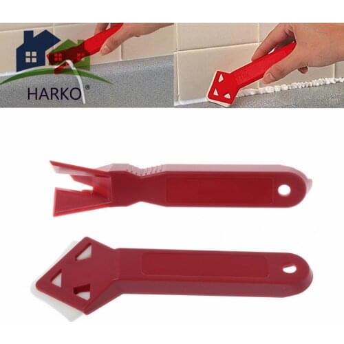 Hot Sale 2 Pieces / set Mini Handmade Tools Scraper Utility Practical Floor Cleaner Tile Cleaner Surface Glue Residual Shovel