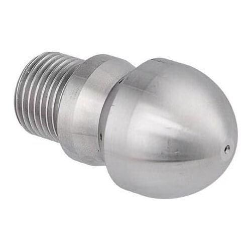 Pressure Washer Sewer Jet Nozzle, Drain Cleaning Water Nozzle 1/2 Inch Male Thread