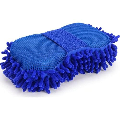 Automobile Cleaning Sponge Chenille Microfiber Car Wash Sponge Non Scratch for Washing Car Truck SUV RV Boat Motorcycle