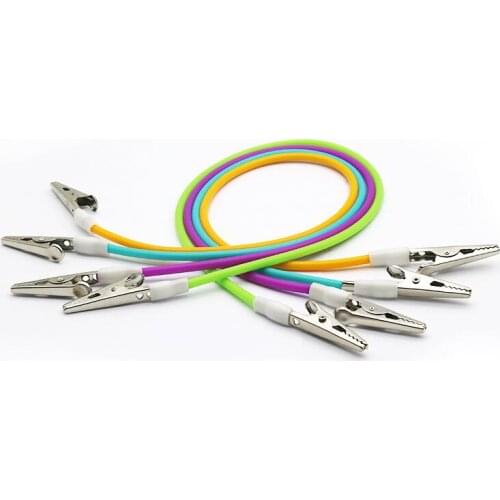 Denxy 5pcs Dental Bib Clips Autoclavable Flexible Chain Napkin Holder Baby Silicone Patient Clip For Dentist Lab