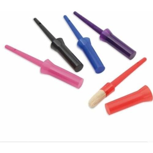 NEW Horse Shires Plastic Hoof Oil Brush with Cap Tough-1 Hoof Dressing Applicator random colors