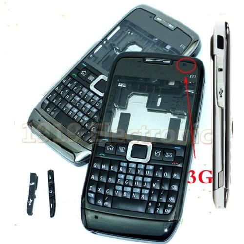 New Full Complete Mobile Phone Housing Cover Case with English Or Russian OR Arabic Keypad For Nokia E71 + Tools