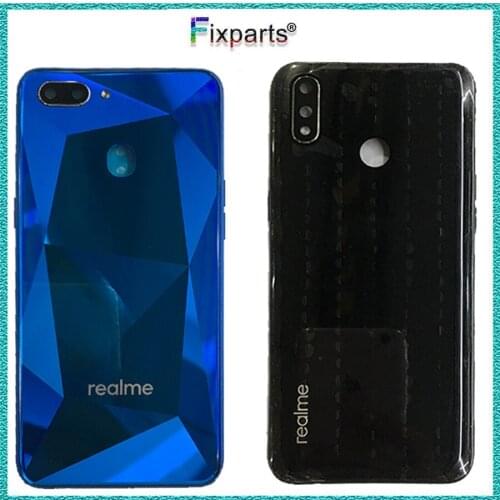Original For Oppo Realme 2 Back Housing Back Cover With camera len Battery Case with logo For Realme 3 Back Battery Cover
