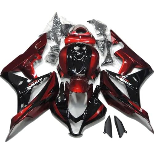 Full Red Black Fairing Kit For Honda CBR600RR F5 2007 2008 ABS Injection Plastic Full Fairing Kits Motorbike Sport Bodywork