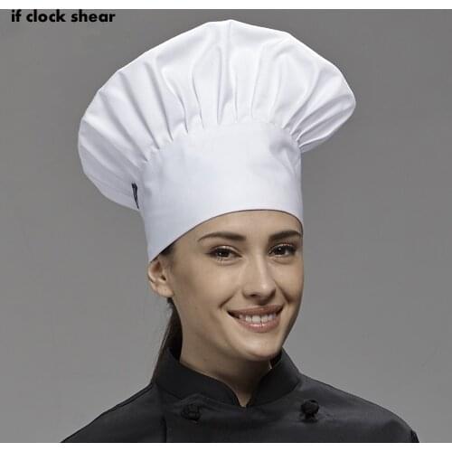 New Unisex Hat Fold Cap High Quality Solid Sushi Chef Waiter Hats Adult Restaurant Hotel Bakery Canteen Chef Wholesale Chef hat