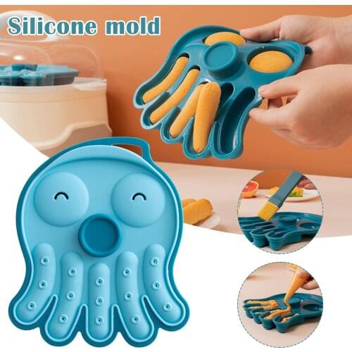 Homemade Silicone Mold Practical Cute Octopus Baking Mould Homemade Sausage Hot Dog Ham Baking Mold For Kitchen can CSV