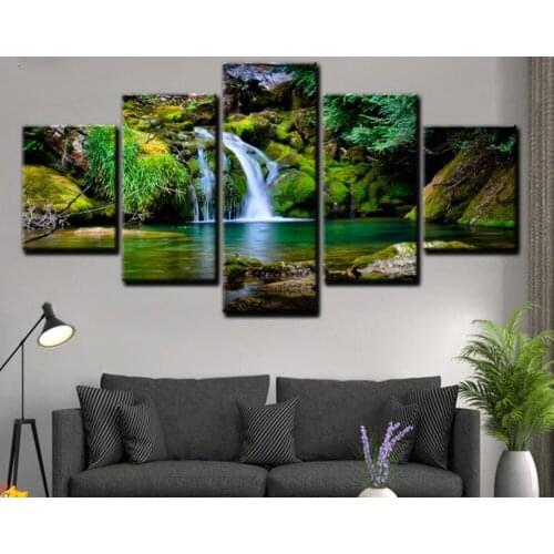 Waterfall 3d diamond Embroidery Diamond-Painting full square drill Mosaic Stich puzzle 5d diamond Set Nature DIY painting