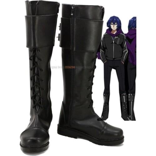 Ayato Kirishima Shoes Cosplay Anime Tokyo Ghoul Kirishima Ayato Cosplay Boots Black Shoes Custom Made Any Size