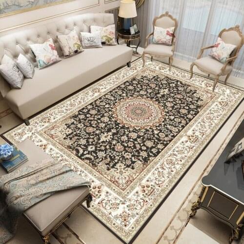 Large carpet Turkish printing carpet luxury living room carpet home staircase dancing mat bedroom non-slip carpet Persian