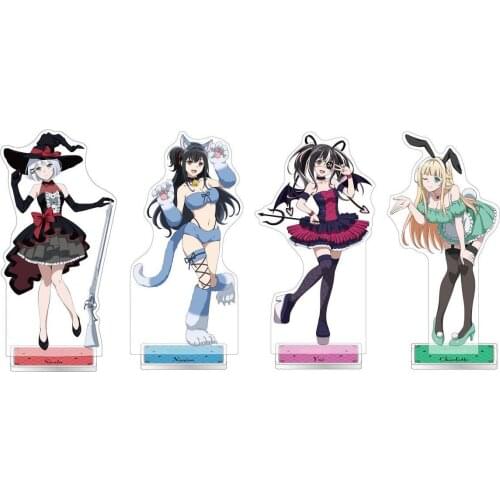 Anime La detective esta muerta Siesta Natsunagi Nagisa Acrylic Stand Figure Model Keychain Pendant Plate Display Tabletop Decor