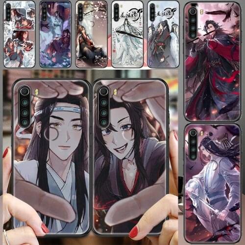 Mo dao zu shi wangji Anime Phone case For Xiaomi Redmi Note 7 7A 8 8T 9 9A 9S K30 Pro Ultra black trend funda silicone prime