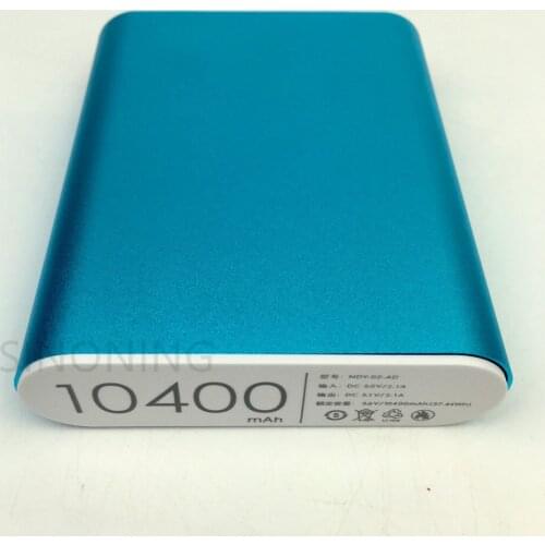 Welding-free mobile power supply nesting 4 section 18650 battery box with spring Aluminum alloy shell charging treasure kit