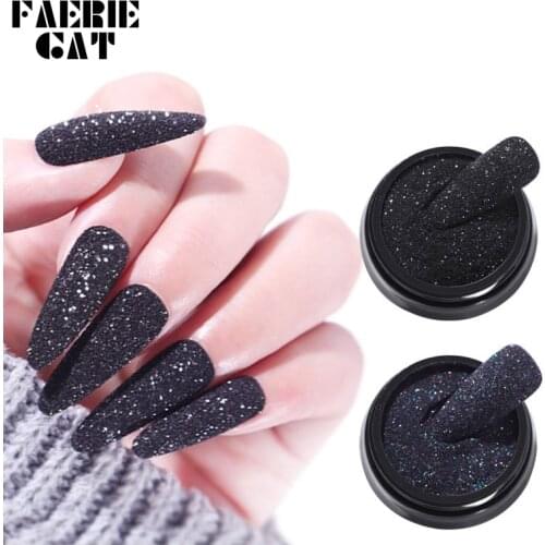 1 Box Yarn Powder Nail Starry Wool Powder Snow Melting Powder Colorful Gradient Sugar Sweater Glitter for Winter DIY Nail Decor