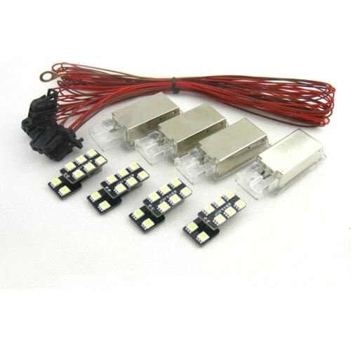 Led Footwell light for Golf 6 MK6 CC For Tiguan For Passat B6 foot lights