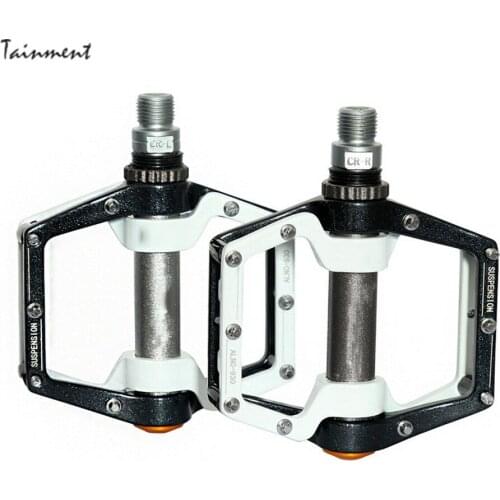 Bicycle Pedal Anti-slip Ultralight CNC MTB Mountain Bike Platform Pedal Flat Sealed Bearing Pedals Bicycle Accessories Black Red