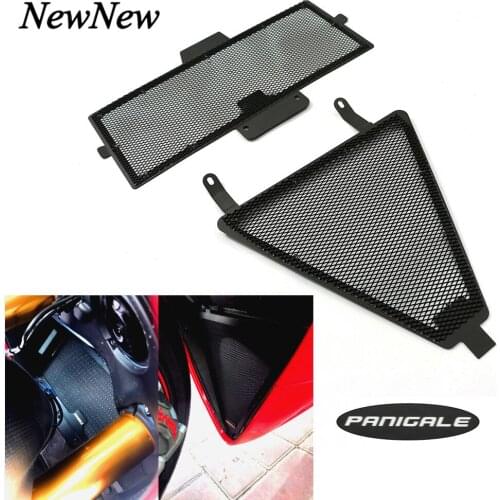 Motorcycle Parts CNC Radiator Grille Guard Grill Covers Oil Cooler Cooling Protector For DUCATI Panigale 1299 1199 959 899