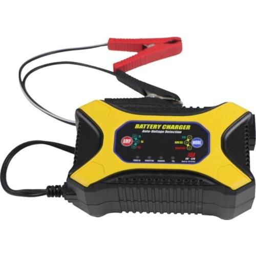 230W Car Battery Charger 12V 10A Car Full Automatic Smart Power Charging For Wet Dry Lead Acid Digital Fast 15A Battery Charger