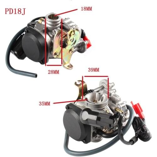 49cc 50CC GY6 China made ATV scooter moped PD18J carburetor for QMB139