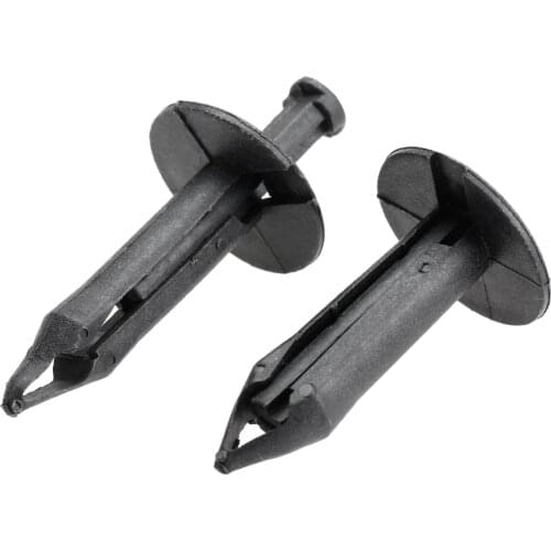 50Pcs 11mm Hole Car Bumper Fascia Retainer Push Type Clip Plastic Rivets A17616 21077131 Auto Fasteners Clips For G M Saturn