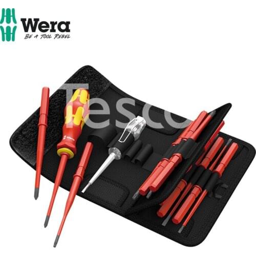 Hardware repair hand toolbox multi-function VDE insulated screwdriver batch 16 sets