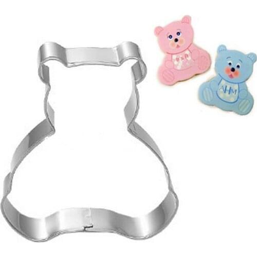 Free Shipping Cartoon Bear Metal Cookie Cutters Sushi Molds Sugar Craft Cake Styling Tools DIY Oven Supplies A209