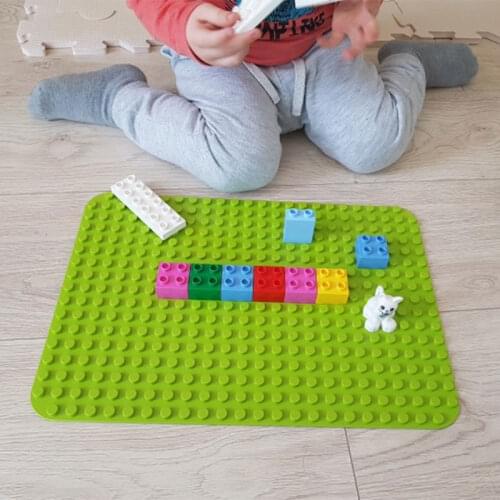 Big Blocks Base Plate 404 Dots DIY Large Baseplate Accessories Building Blocks Toys For Children Compatible All Brands Toys