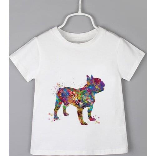 Kids Girl T Shirt Summer Baby Autism Colors Tops Toddler Tees Clothes Children Clothing Kawaii T-shirts Short Sleeve Casual Wear