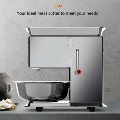JRM0027 Home Commercial Electric Meat Slicer Fully Automatic Vegetables Meat Cutter Shredded Minced Meat Grinders Desktop Cutter