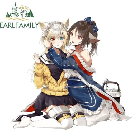 EARLFAMILY 13cm x 12.1cm for Heterochromia Vinyl Car Stickers Waterproof Occlusion Scratch Decal Surfboard Laptop Decoration