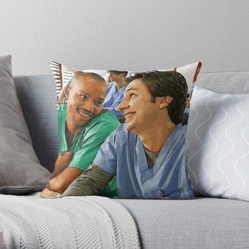 Bromance Throw Pillow Cushion Cover Polyester throw pillows case on sofa home living room car seat decor 45x45cm