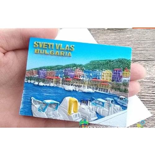 Bulgaria San Frances World Travel Resin Refrigerator