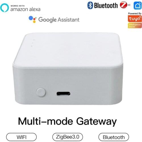 2021 TUYA Multi-mode Gateway WiFi+Bluetooth+Zigbee Communication Gateway App Smart Home Control Smart Life Alexa Google Home