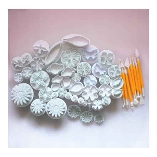 Fondant Cake Mold Tool Set spring embossing die + cutting mold