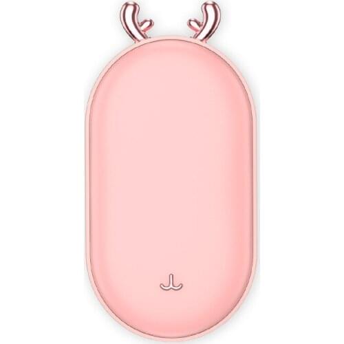 Hand Warmer Power Bank Digital Display Temperature Control Double-sided Heating Usb Charging Mobile Power Hand Warmer