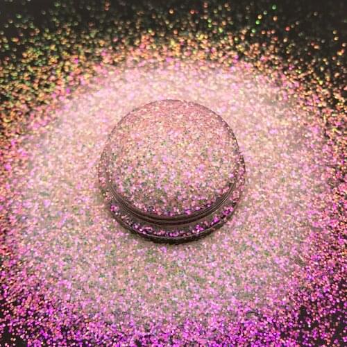 New opal glitter sparkling pastel chunky glitter with different sizes