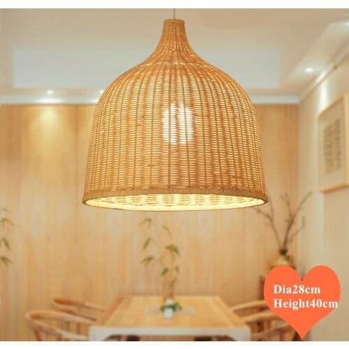 Southeast Asia romatic style hand knitting wicker Pendant Lights Classical E27LED small lights for bar&stairs&corridor LHDD060