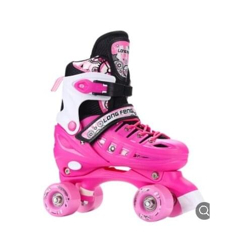 2021 Girls Inline Skates 4 Wheels Roller Skates For Adult Women Flash Skate Patins Adjustable Size 35-42 Professional Sneakers