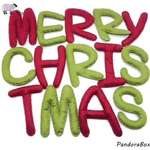 Wool Felt Merry Christmas Letters Newborn Photography Background Props Infant Baby Photo Shoot Studio Xmas Backdrops foto Prop