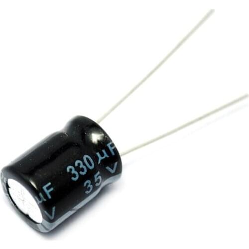 10PCS/LOT Electrolytic Capacitor 35V/330uF 10*13 35V 330UF