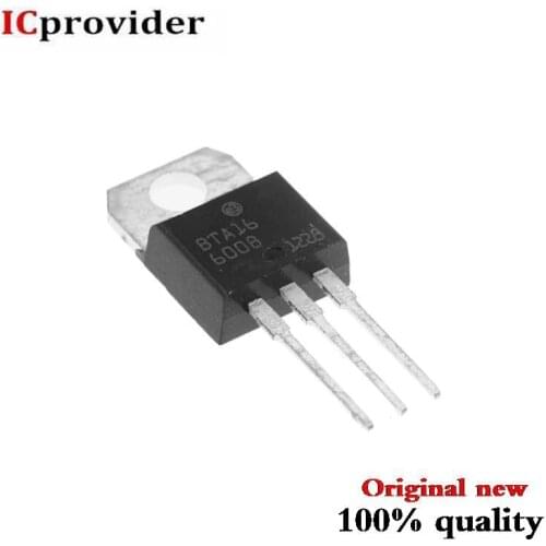100pcs/lot BTA16-600B BTA16-600 BTA16 600V 16A TO-220 IC best quality