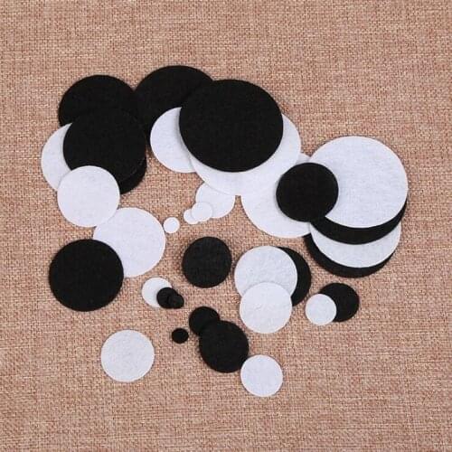1000/2000/5000pcs 8-80mm Die Cut Felt Circles for Baby Girls Headbands,Felt Backing Circles for DIY Flower Accessories