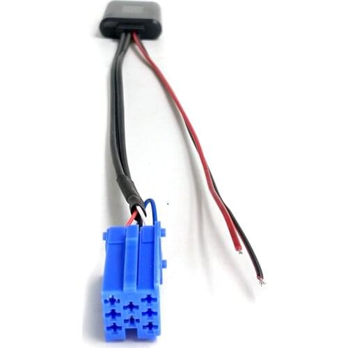 Biurlink Car Bluetooth Audio Aux Cable Adapter For Benz Smart 450 Mini ISO 8Pin Socket