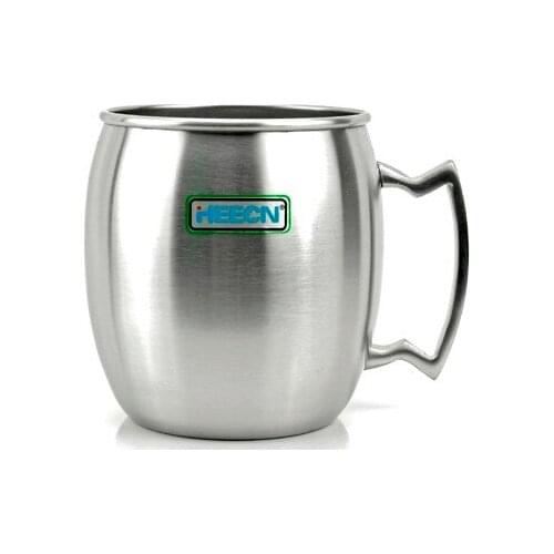 Free shipingwholesale 10pcs/lot heecn 500ml Thermos /Tankard stainless steel beer mug /coffee mug with good quality mat finish