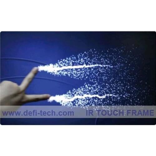 DefiLabs 2 points 32" Infrared Touch Screen frame, 16:9 format for multi touch overlay touch frame