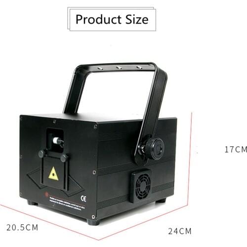 Stage Laser Light 3W RGB full color Animation Laser Light Auto Sound DMX ILDA 256 patterns SD card