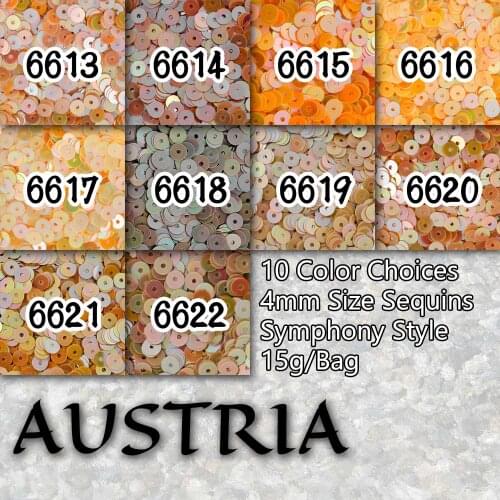 BLUESTAR Multi Sequin Round Cup Sequins Paillettes Sewing Wedding Crafts Women Garments Accessories 4mm DIY Handmade Jewelry